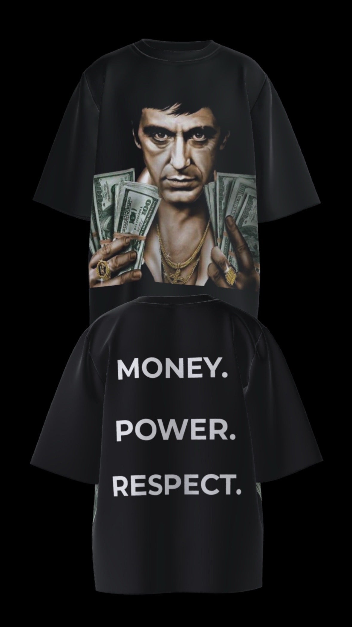 MONEY MINDSET Oversized Tee